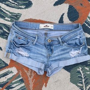 Hollister distressed shorts Y2K